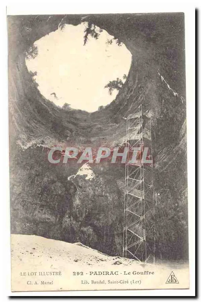 O Gouffre de Padirac — Lib. Baudel, Saint-Céré (Lot) - Frente