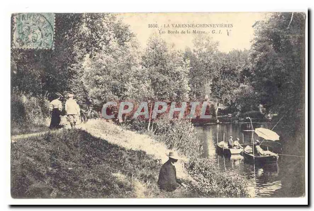 Die Ufer der Marne — La Varenne-Chennevières — G. I. — Nr. 2550 - Vorderseite