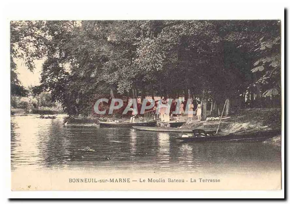 Bonneuil-sur-Marne — Der Bootsmühle - Die Terrasse - Vorderseite