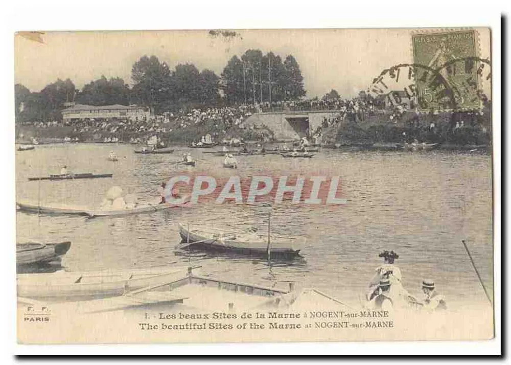 Die Schönen Orte der Marne in NOGENT-sur-MARNE — F. F., PARIS - Vorderseite