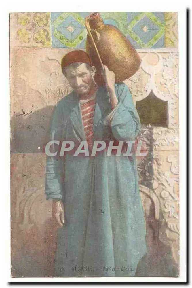 Algerien — Wasserträger — n° 48 - Vorderseite