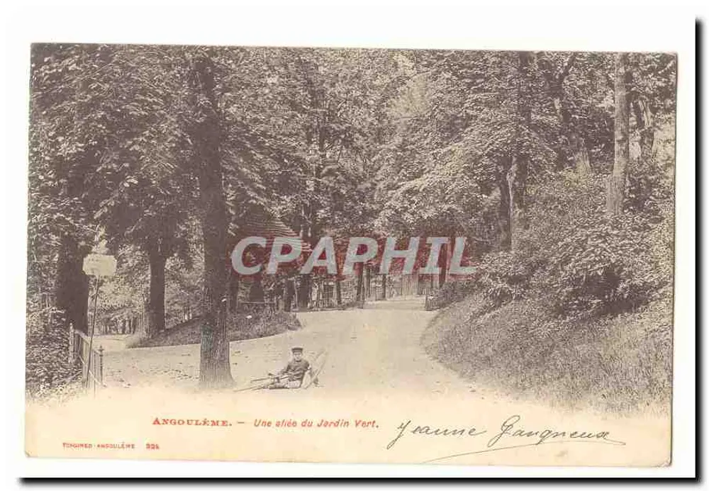 Angoulême — Uma avenida do Jardim Verde — TINGIMED ANGOULÊME 526 - Frente