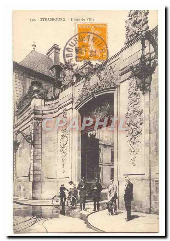 Straßburg - Rathaus — Nr. 312 - Vorderseite