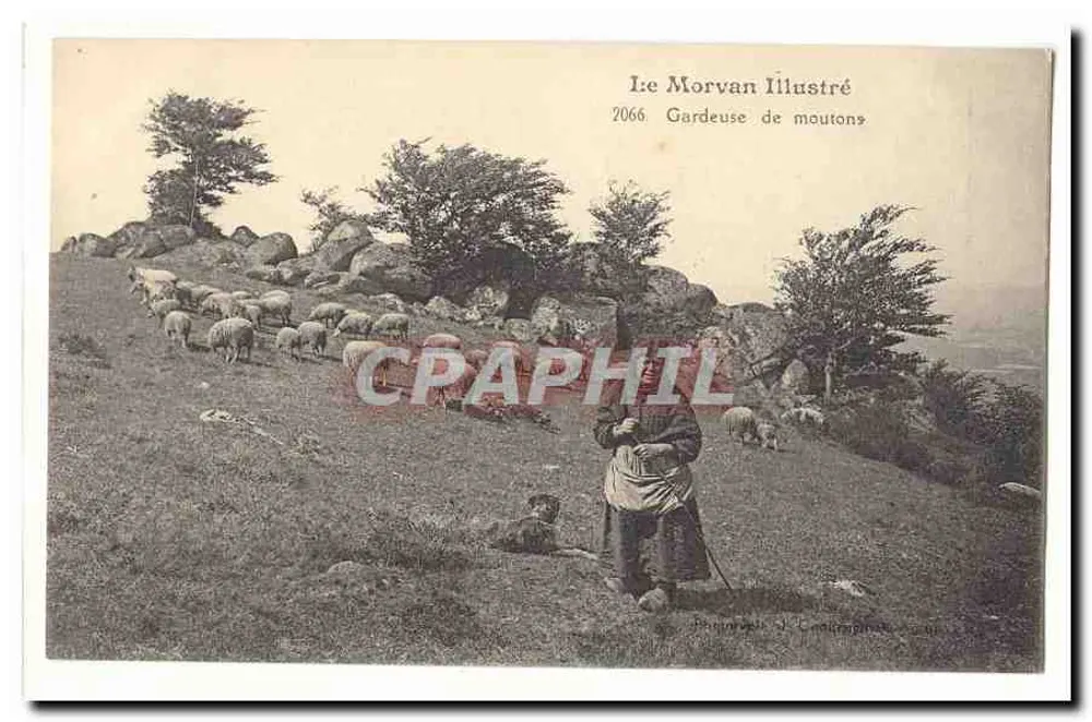 Schäferin — Le Morvan Illustré, n° 2066 - Vorderseite
