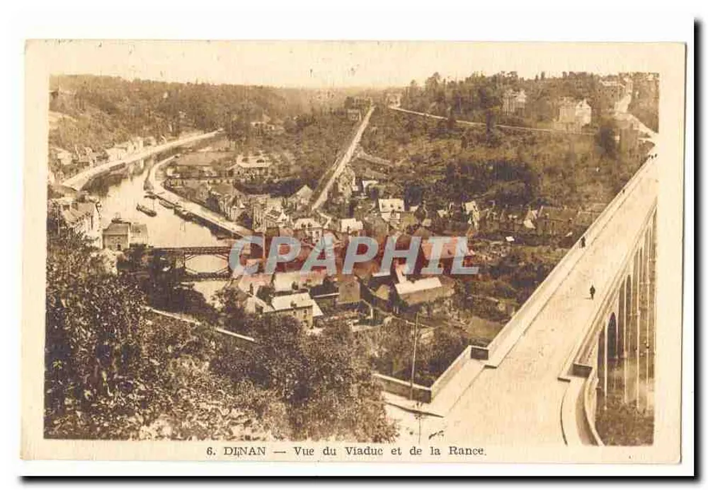 Dinan — View of the Viaduct and the Rance - Vorderseite