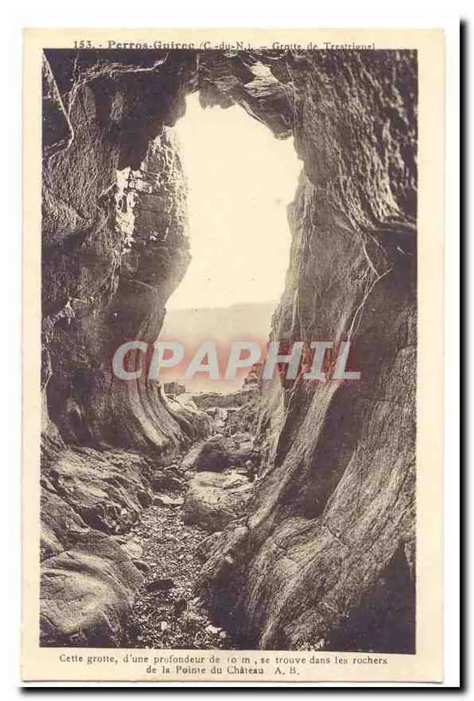 Gruta de Trestignel — Perros-Guirec (Côtes-d'Armor) — A.B. - Frente