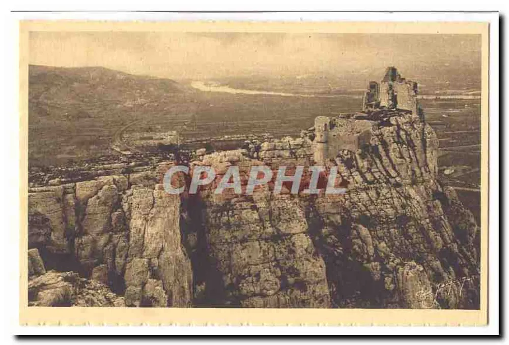 Schloss der Pierre in Châtain — Panoramablick — unbekannter Verlag - Vorderseite