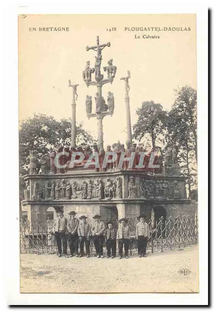 Der Calvary in Plougastral-Daoulas — Bretagne — Verlag B.D. Nr. 1458 - Vorderseite