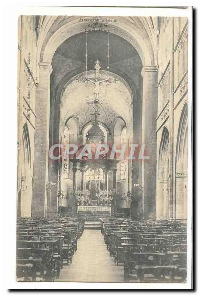 Interno della cattedrale Notre-Dame di Lione — editore: G. Grand Hémar des Soeurs Galeries - Recto