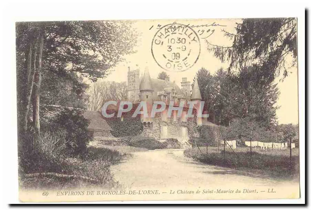 Umgebung von Bagnolles-de-l'Orne — Schloss Saint-Maurice du Désert — LL. - Vorderseite