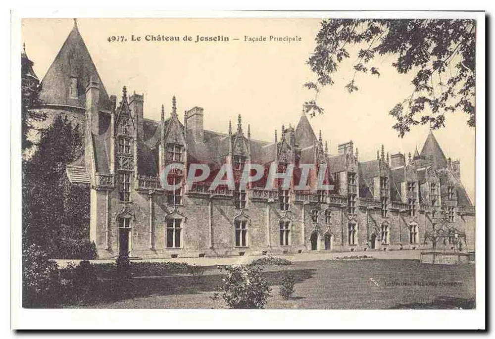 O Castelo de Josselin — Facha Principal — Editor: Lefebvre, Vizille (Isère) - Frente