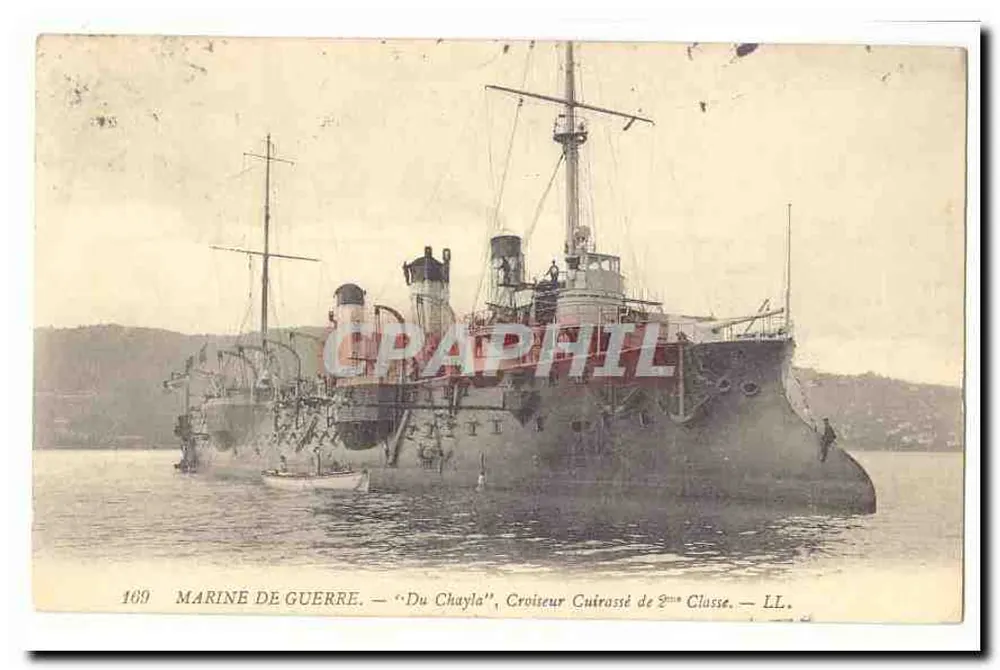 Marine — « Du Chayla », Panzerkreuzer der 2. Klasse — LL. — Nr. 169 - Vorderseite