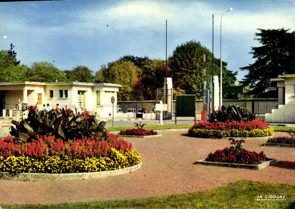 Der Eingang und der Garten — Militär-Geniekrankenhaus — Lyon (69) — Éditions La Cigogne - Vorderseite