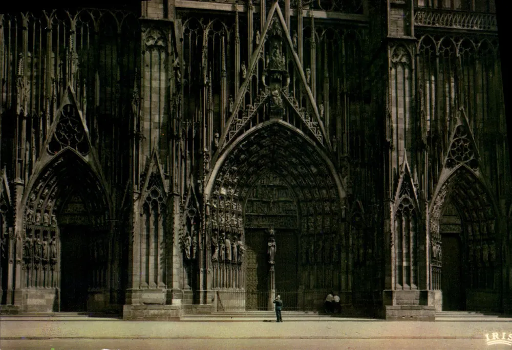 Strasbourg — Os três portais do XIIIº século — Edição 'Les Citrons' de Strasbourg - Frente