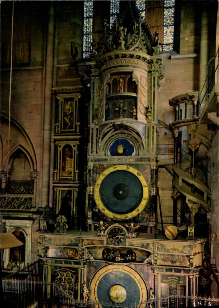 Estrasburgo — A relógio astronômico da catedral — Edições 'Les Citrons' Estrasburgo - Frente