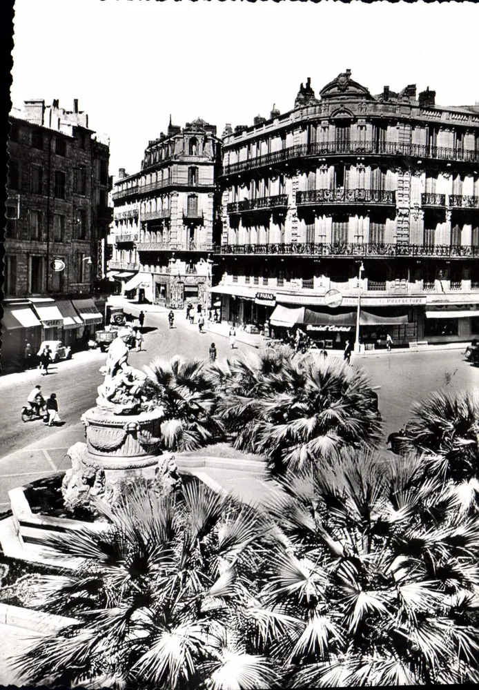 Montpellier (Hérault) — Place des Martyrs de la Résistance und Avenue Maréchal Foch — Éditions S.L. Lyon - Vorderseite
