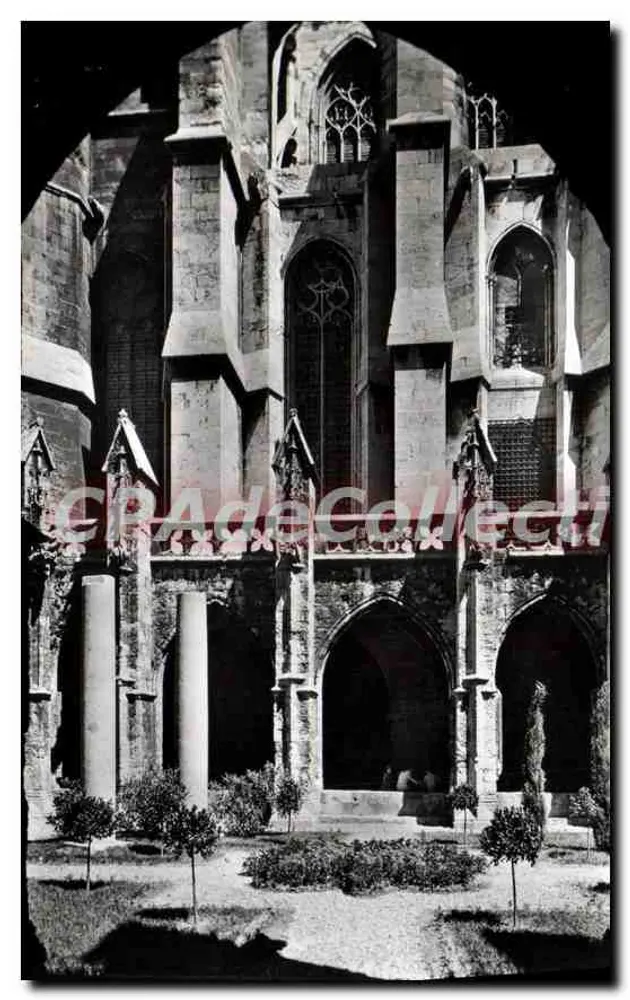 NARBONNE (Aude) — O Claustro e a Catedral São Justo — Coleção Dames de France - Frente