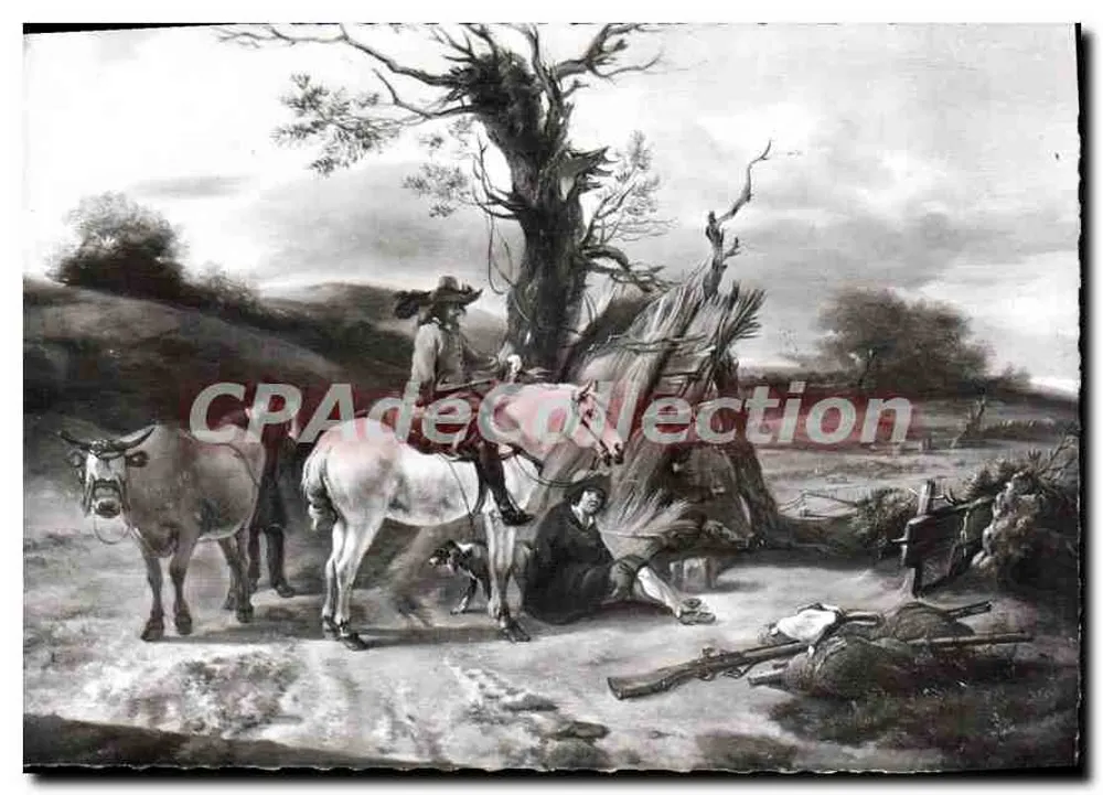 Halte der Reiter — Alte Kopie nach Nicolas Berchem — Éditions Magnenta, Nîmes - Vorderseite