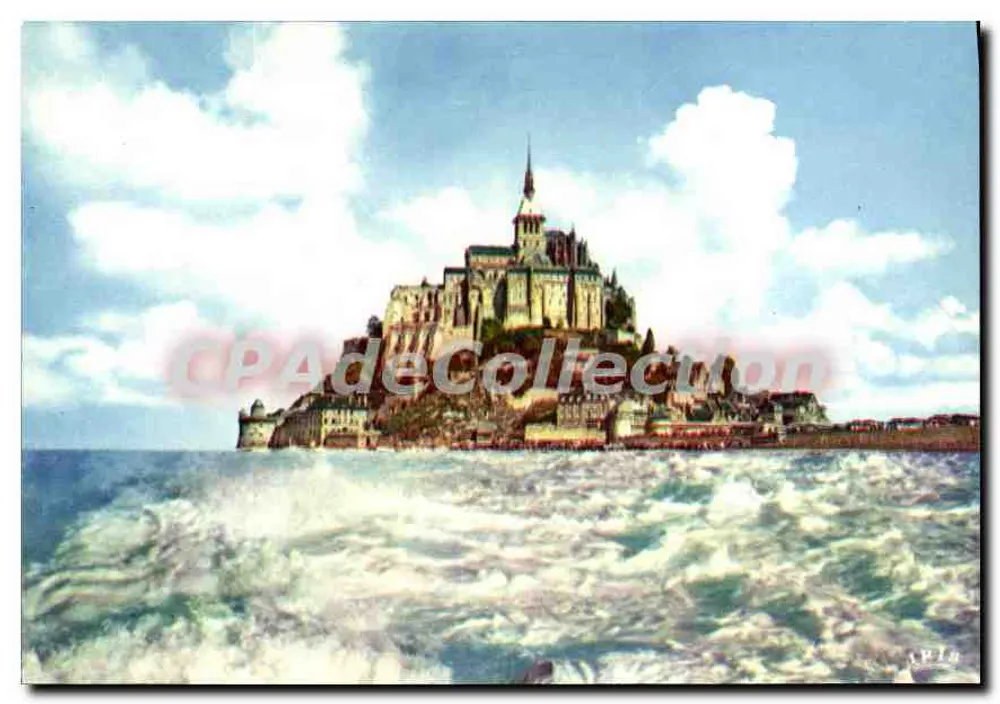 Mont Saint-Michel — South Side at High Tide — Lumicap - Front