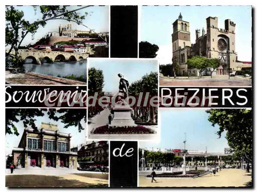 Béziers — Panoramablick — Éditions des Frères Lumières, n°15.483 - Vorderseite