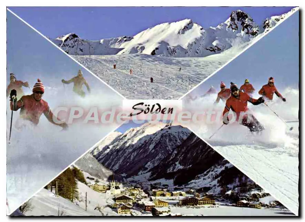 Sölden — estação de esqui alpino — editor Werner Lohmann, n° 3/561 - Frente