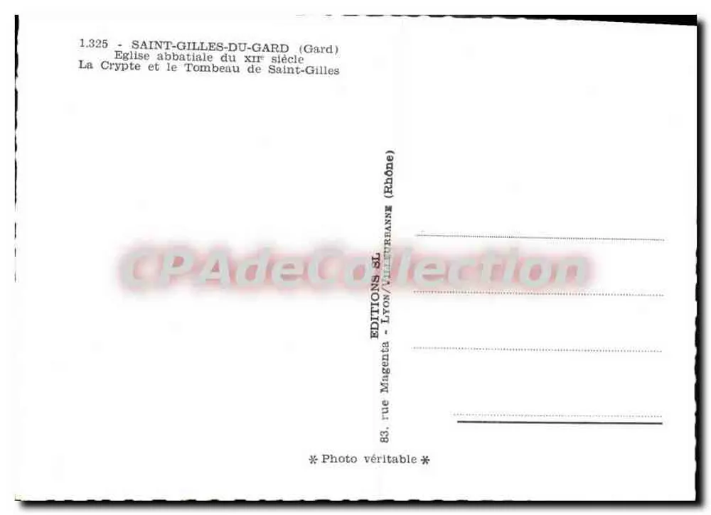 Saint-Gilles-du-Gard — Crypte et tombeau de Saint-Gilles — Éditions Magenta SL - Rewers