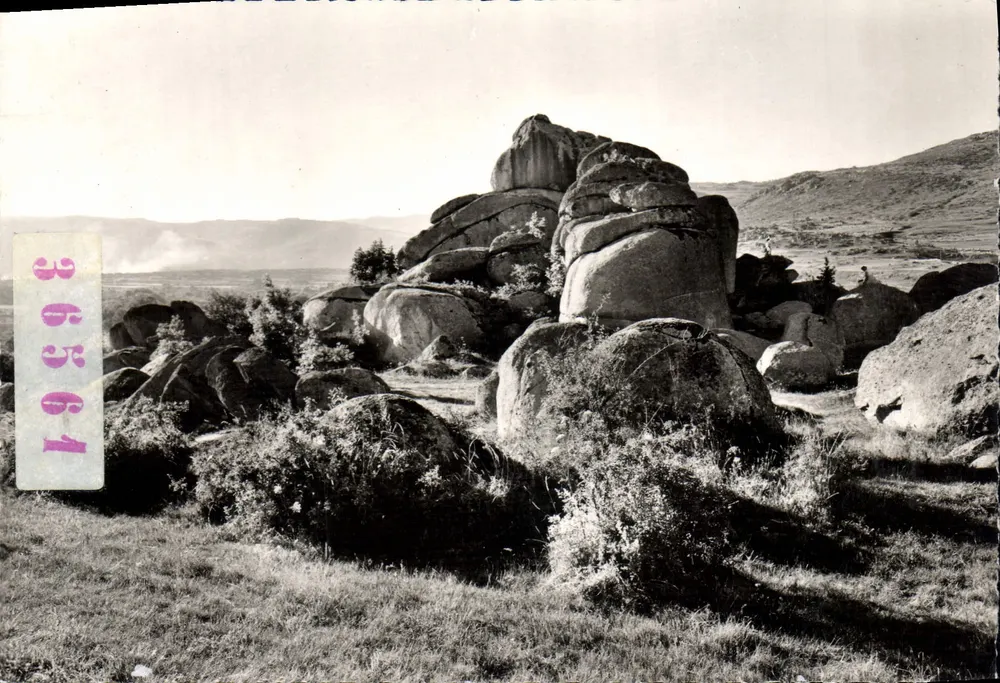 Caos de Targassonne — paisagem rochosa — Éditions S.L. Frères Lumière, Lyon - Frente