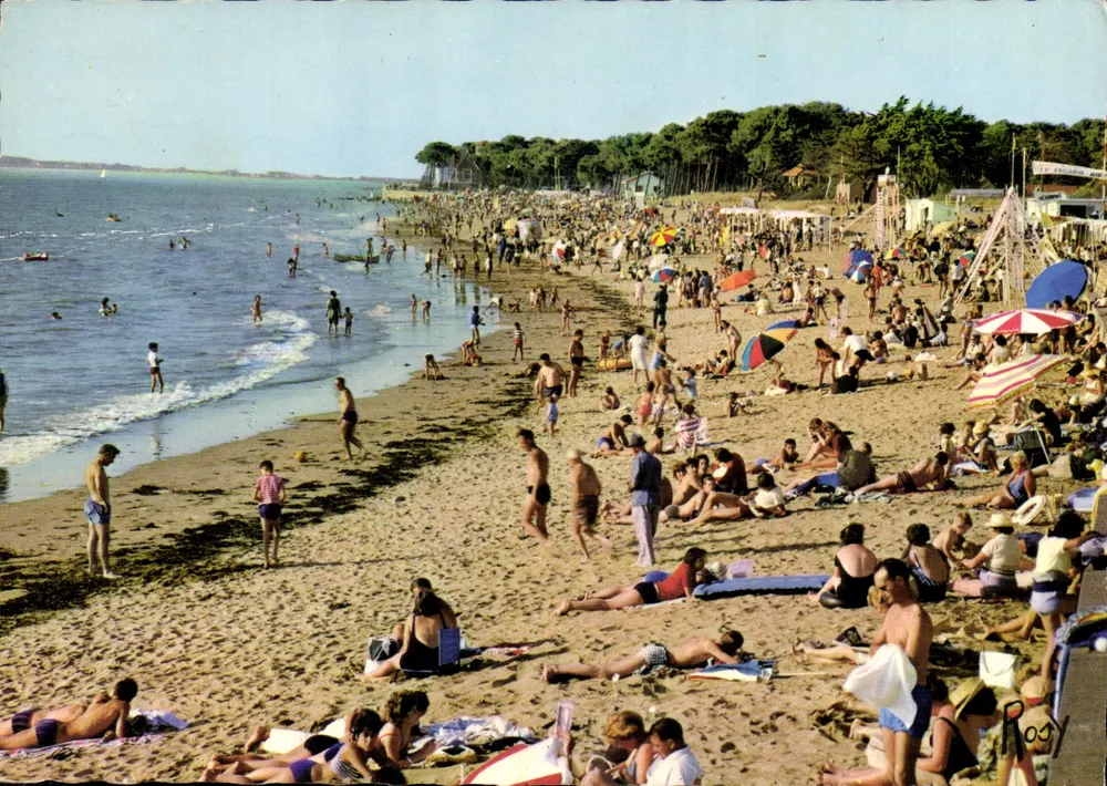 Saint-Brevin-les-Pins — Der Strand in Richtung « Duchesse Anne » — Éditions CHAFAI - NANTES - Vorderseite