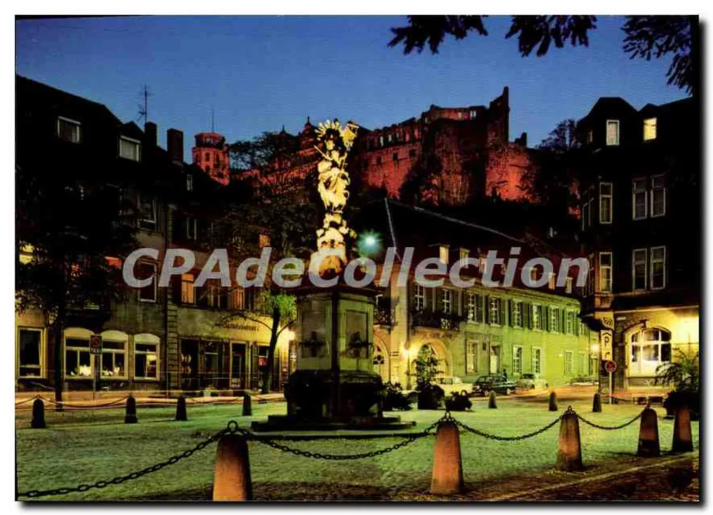 Heidelberg — Kornmarkt — Kunstverlag Edmund von König, Heidelberg - Mặt trước