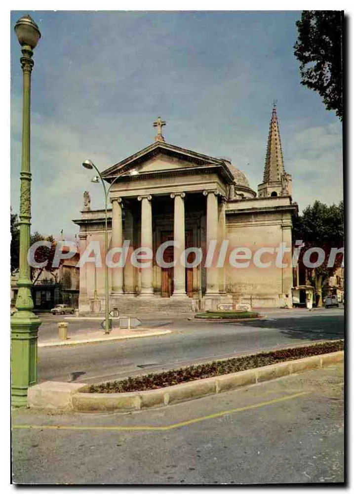 Saint-Rémy-de-Provence — A Praça e a Igreja de São Martinho — Edições 'E.L.' Lyon - Frente