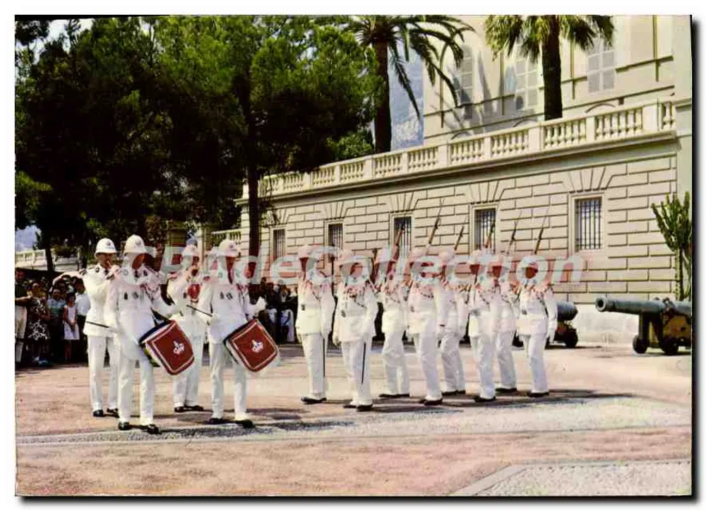Palacio de Mónaco — Reemplazo de guardia — Edición Y.P.A. Nice - Anverso
