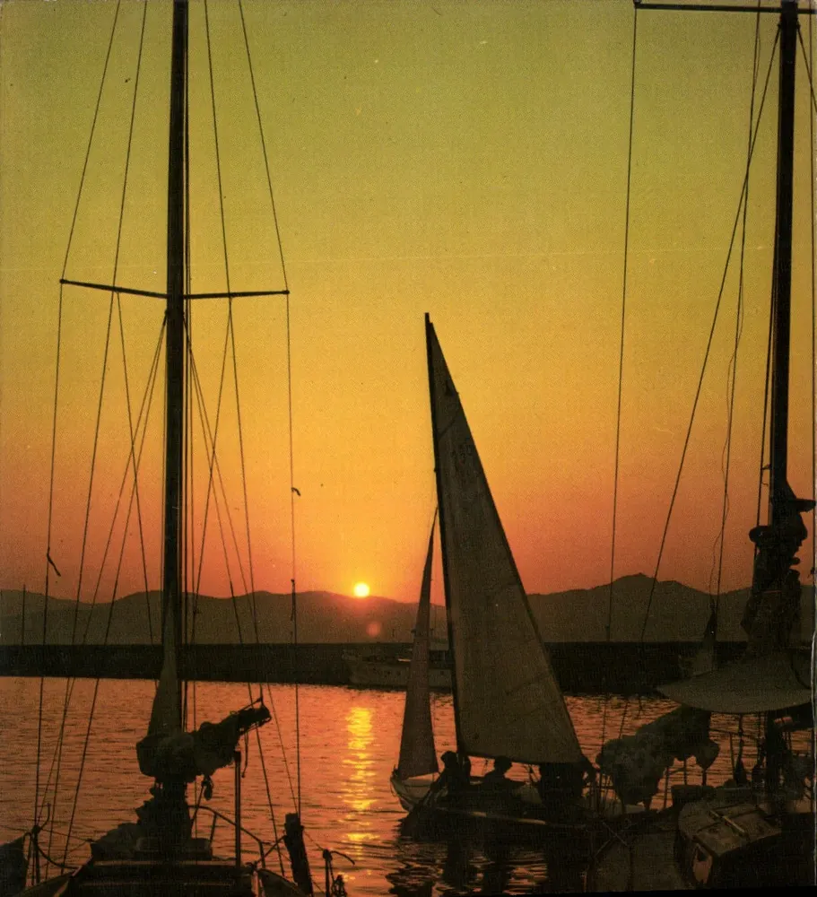 Côte d'Azur — Sunset at the Port — Les Éditions Bandol, n° 0.214 - Front