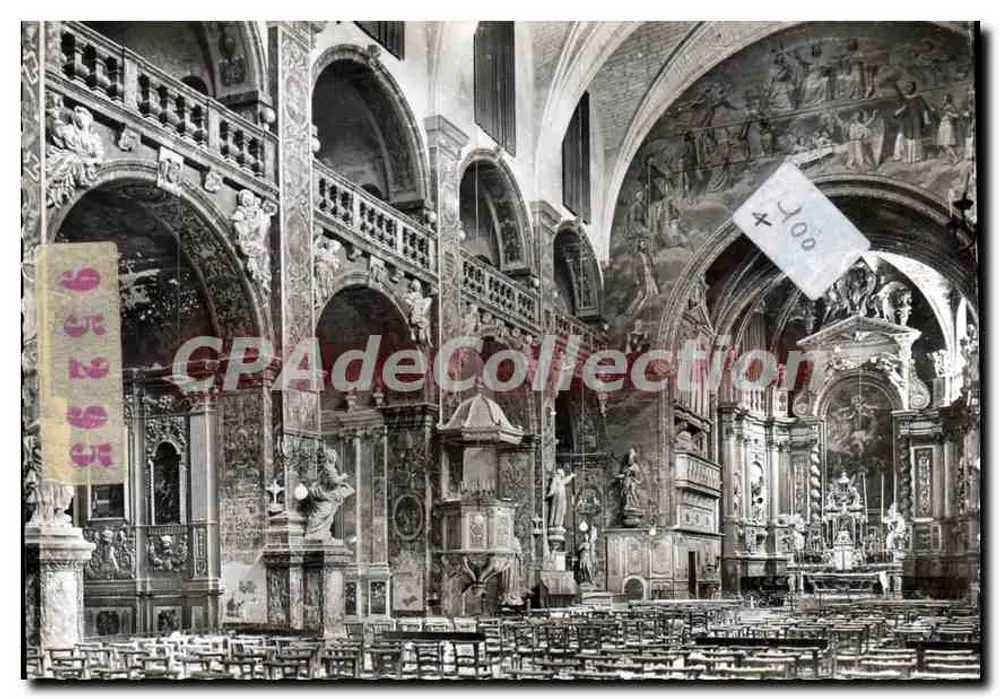 L'Isle-sur-Sorgue — Intérieur de l'Église Saint-Laurent — Éditions Magenta, Lyon - Recto