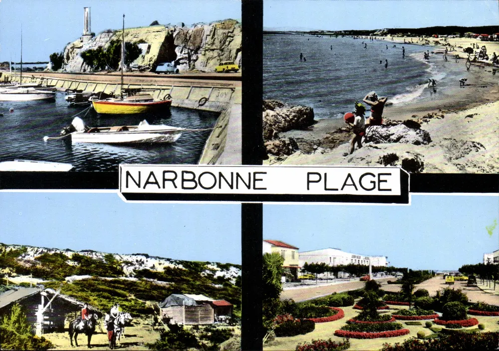 NARBONNE-PLAGE — Vista panorâmica — Editor S.L. n°25190 - Frente