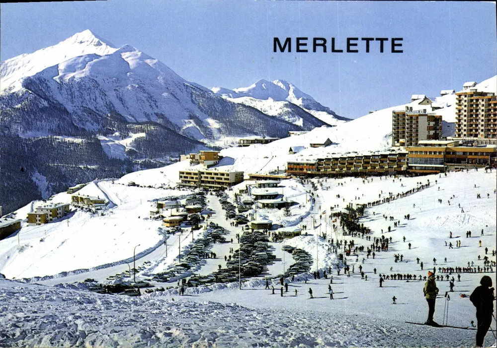 Merlette — Skiregion — Éditions des Alpes, GAP - Vorderseite