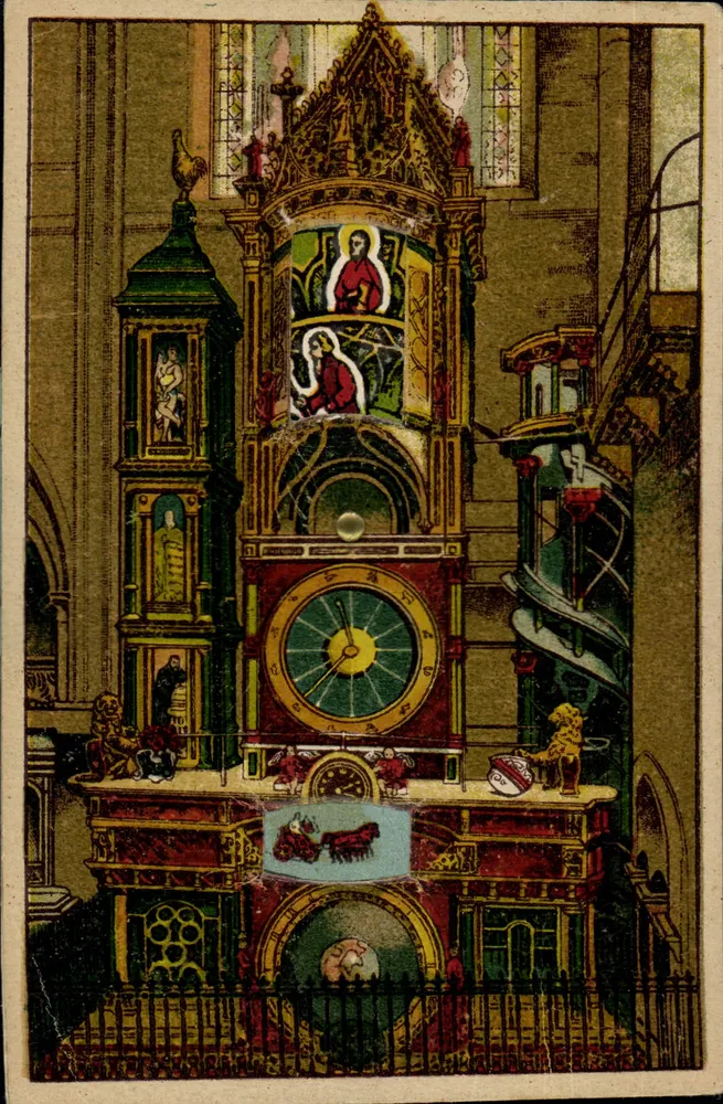 Astronomische Uhr der Kathedrale — Straßburg — Verlag Félix Luih, Nr. 147 - Vorderseite