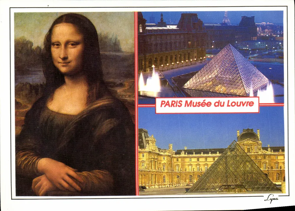 The Mona Lisa — Louvre Museum — Lyna - Front