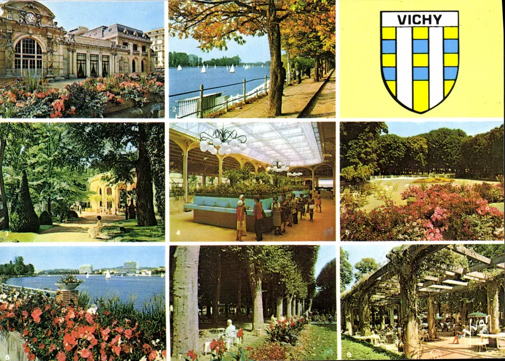 Vichy — Panoramablick — Éditions d'Art Jean-Jauréa-94 - Vorderseite