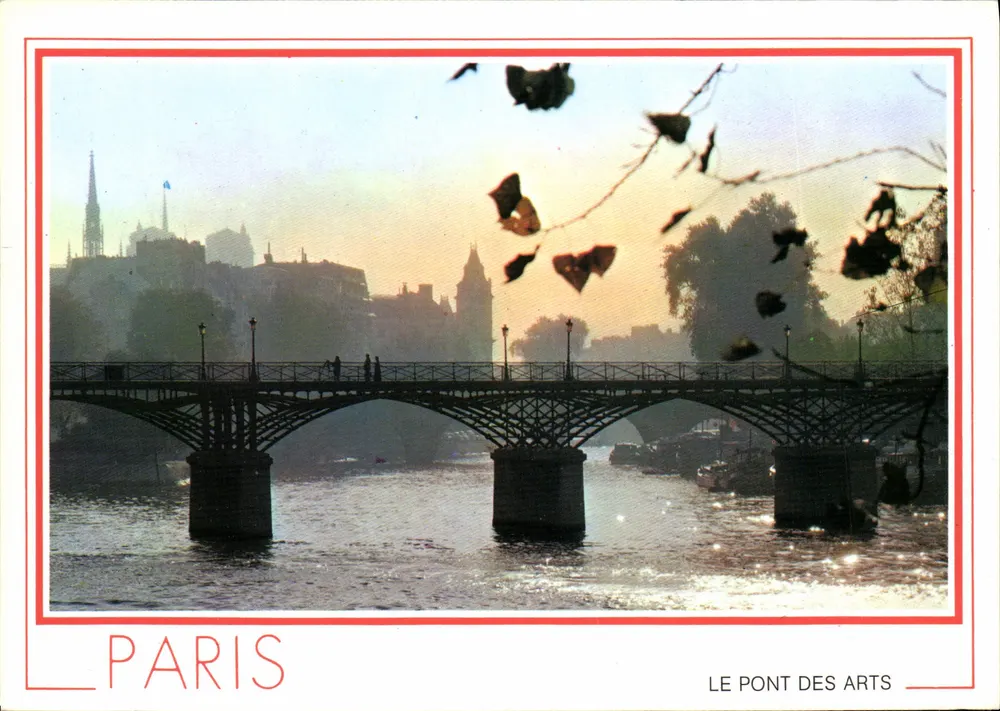 Parigi — Il Ponte degli Artisti — Éditions Chantal - Recto