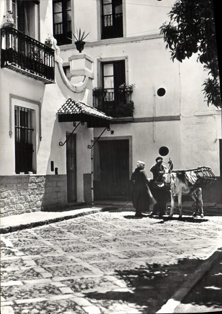Siviglia - Barrio de Santa Cruz — Cartolina d'epoca di Collection - Recto