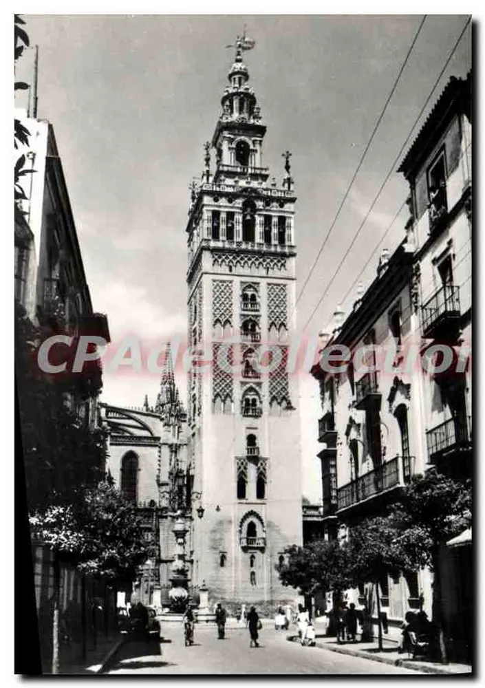 Sevilla - De Giralda. Kerkentoren - Voorkant