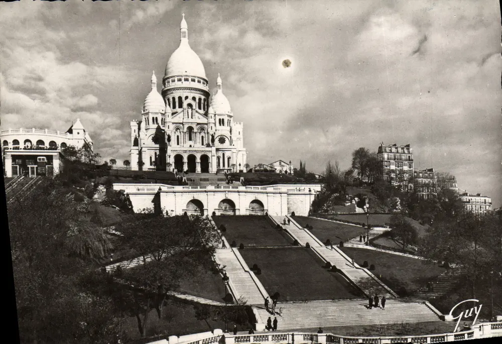 Basilika des Heiligen Herzens — Montmartre — Verlag GUY, Nr. 718 - Vorderseite