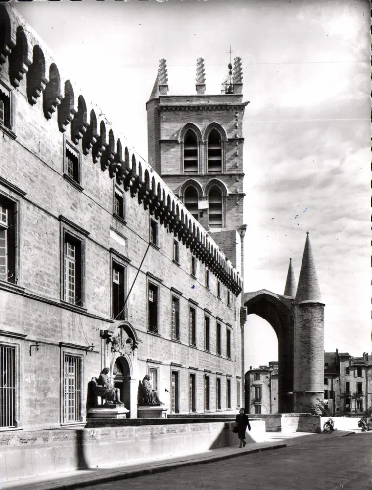 Montpellier (Hérault) — Die Medizinische Fakultät und die Kathedrale — Éditions S.L. Lyon - Vorderseite