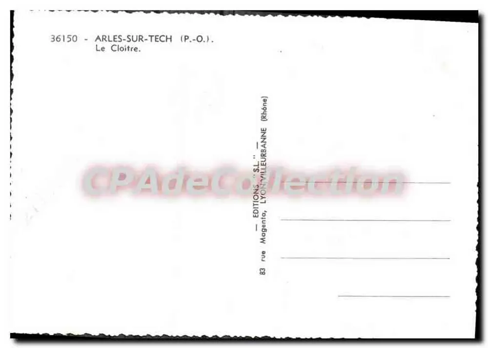 अर्लेस-सर-टेक — ले क्लॉइट्र — एडिशन्स मैगेनियो, लियॉन - पीछे