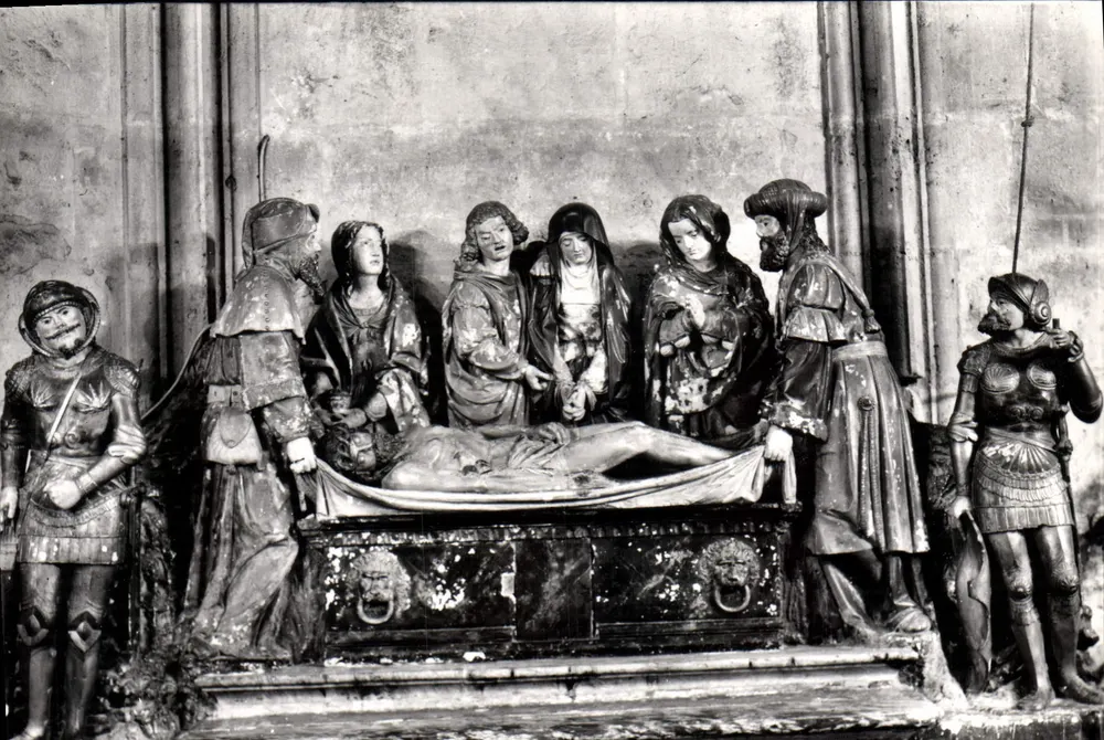 NARBONNE (Aude) — Kathedrale St Just. Die Messe am Grab — Éditions des Frères Lumières, Lyon - Vorderseite