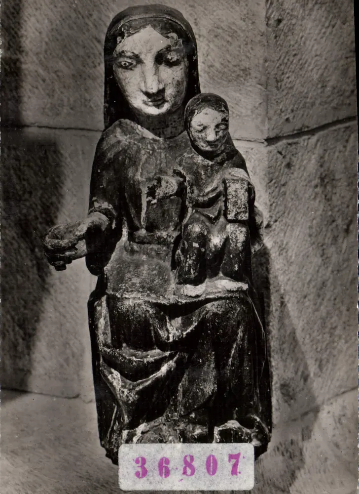 Saint-Michel de Cuxa — Estátua Nossa Senhora de Pessèbre — Edições S.L. Lyon - Frente