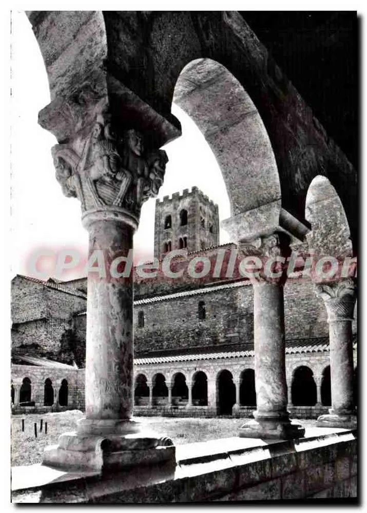 Abadia de Saint-Michel-de-Cuxa — Interior do claustro — Coleção CPADeCollection - Frente