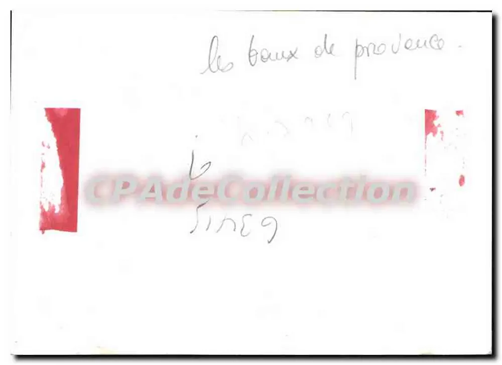 Le Baux-de-Provence — Capela do castelo — CPAdeCollection - Verso