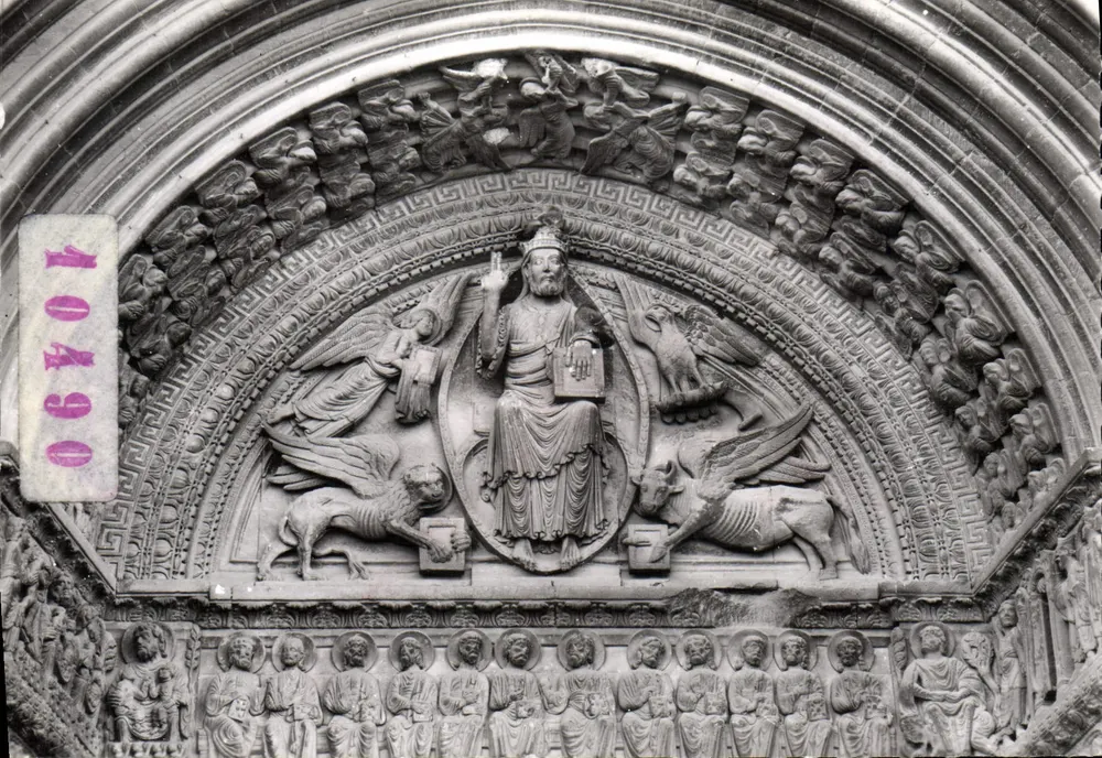 Arles-sur-Rhône — tympan de la basilique Saint-Trophime (fin du XIIe s.) — Éditions des Frères Lumière, Lyon - Vorderseite
