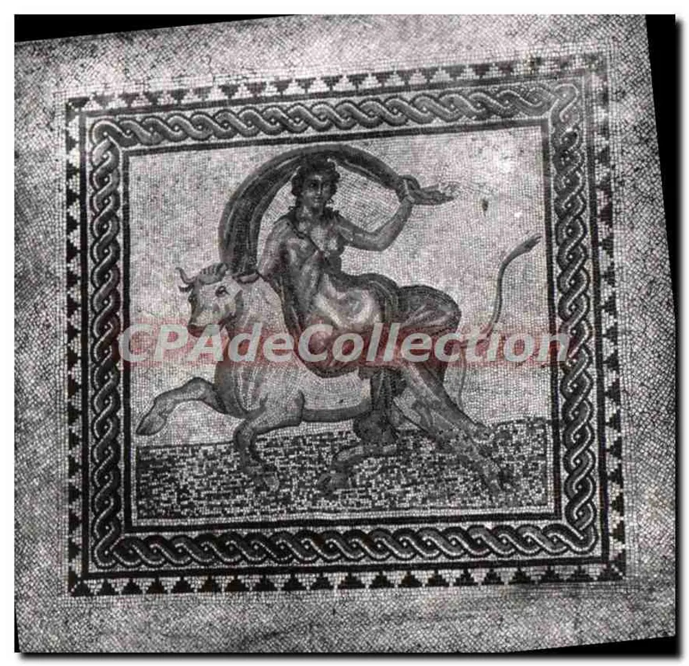 Arles-sur-Rhône — Mosaik, das eine Göttin, die ein Stier besteigt, darstellt — Éditions S.L. Lyon - Vorderseite